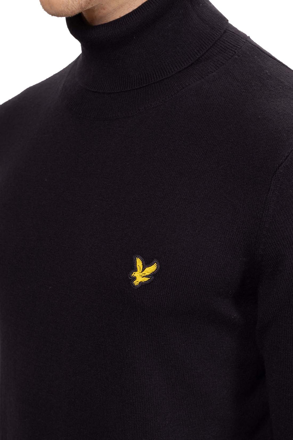 LYLE & SCOTT - Men's turtleneck sweater in Merino wool blend-0