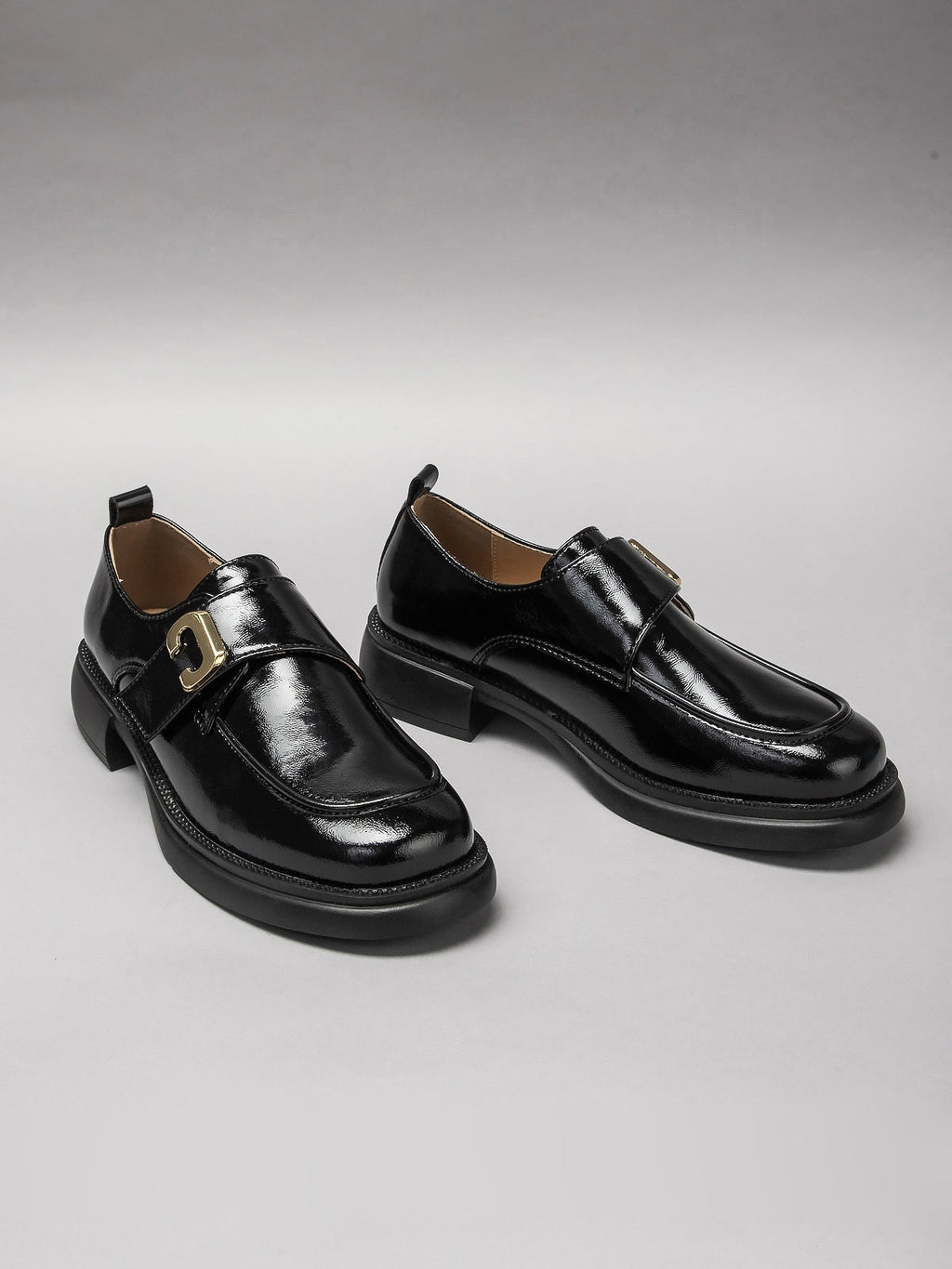 Women's leather shoes-1