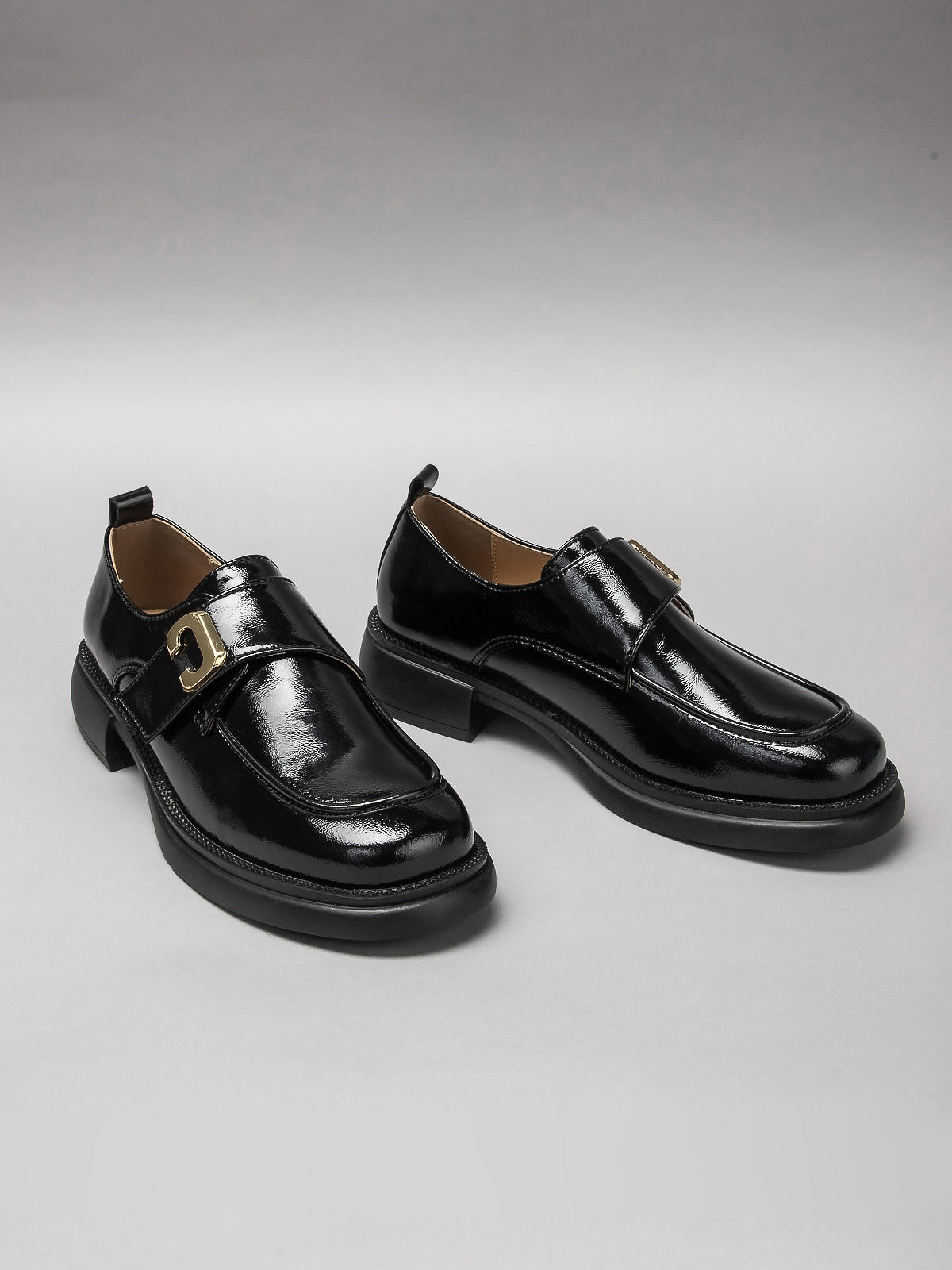 Women's leather shoes-1