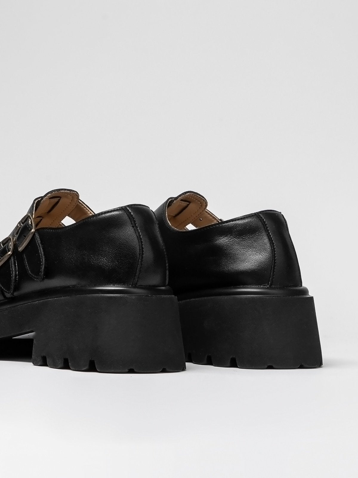 Women's leather shoes-4