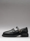 Women's leather shoes-0