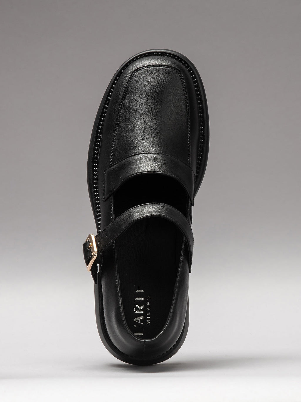Women's leather shoes-3