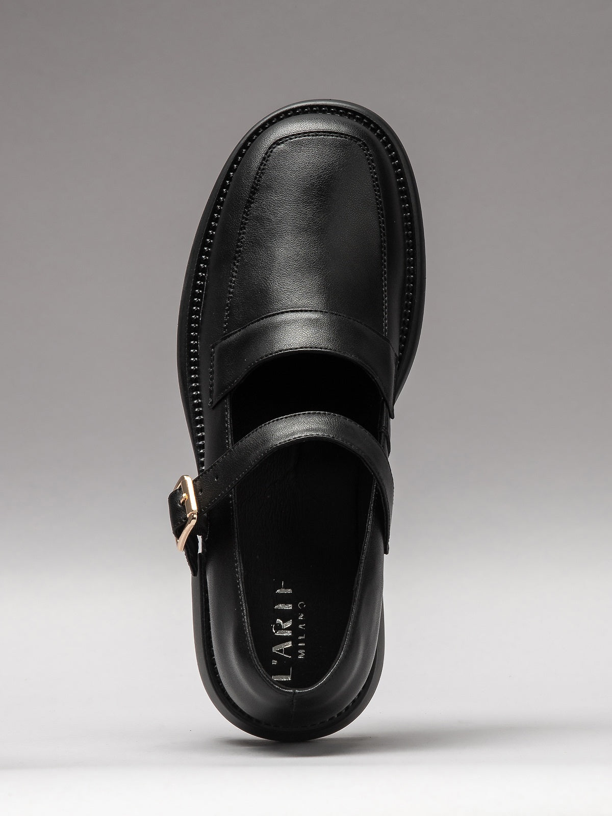 Women's leather shoes-3