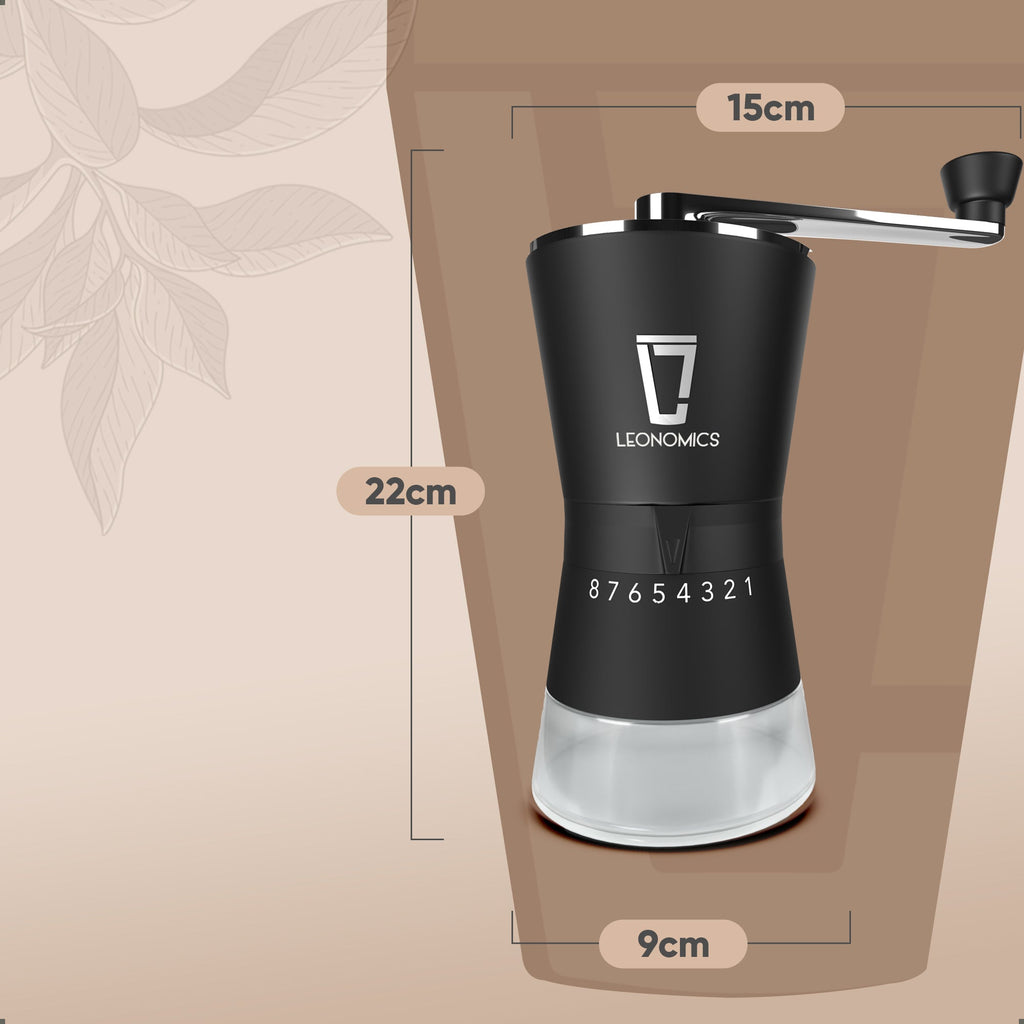 Leonomics Premium Coffee Grinder - Manual