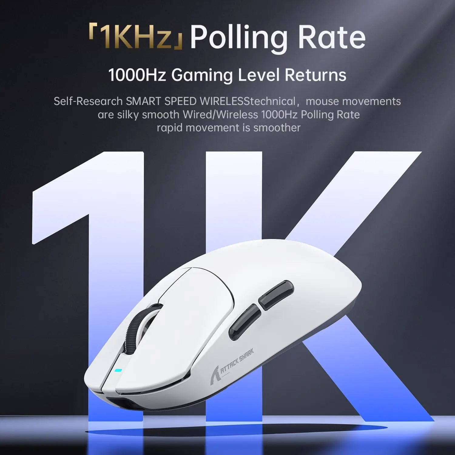 New ATTACK SHARK X8 SE Superlight Wireless Gaming Mouse,BK52820 Tri-Mode Mouse,25000DPI,500mAh Battery,5 Programmable Buttons