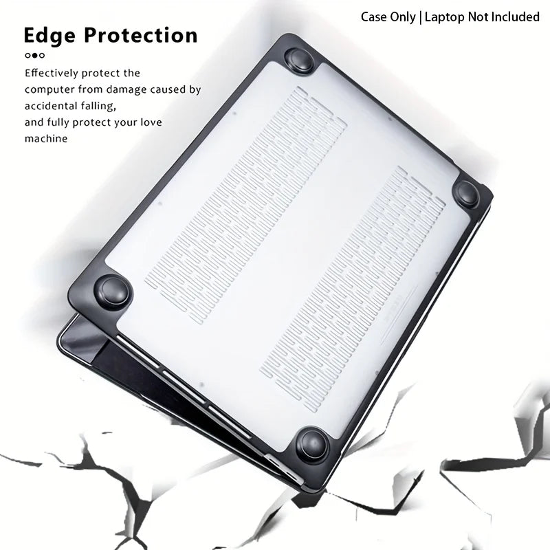 TPU Soft Edge Laptop Case for MacBook Pro 14/16 inch M5 2026, Protective Durable For MacBook Air 13.6'' Easy To Install