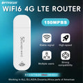 OPTFOCUS WiFi6 LTE Modem Wireless WiFi USB Router Pocket WiFi Hotspot 150Mbps MINI Portable Hotspot SIM Router For Home & Car
