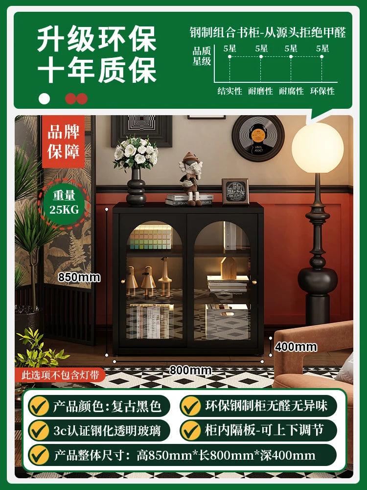 Metal Closet Living Room Cabinets Pantry Corner Replica Shelf Perfume Living Room Cabinets Mini Curio Gabinete Salon Furniture