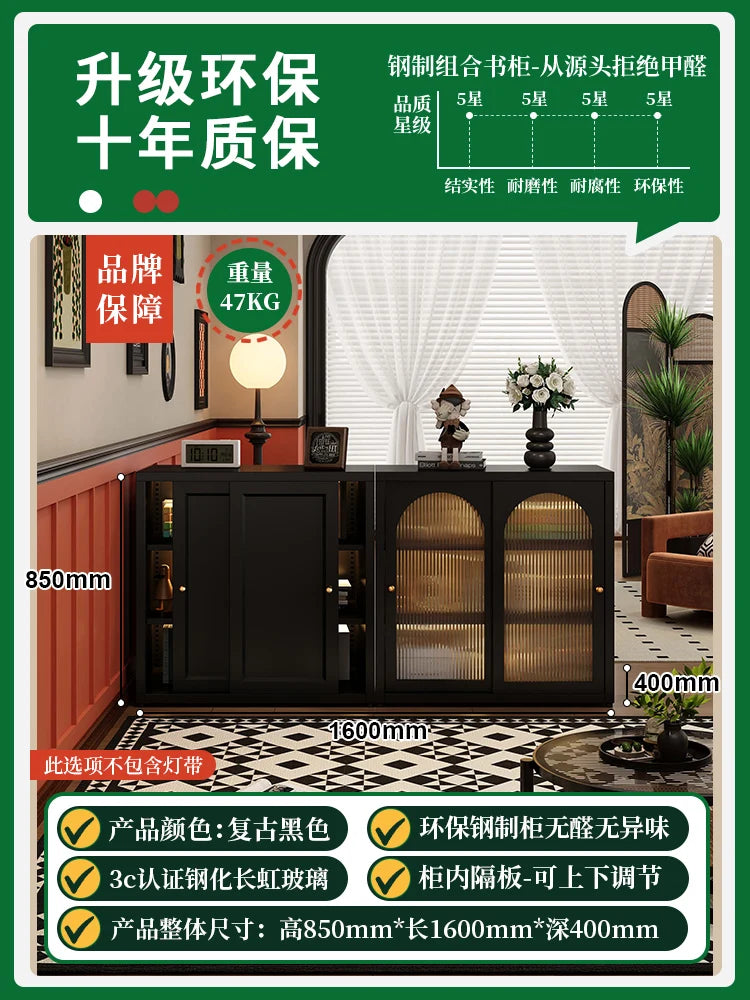 Metal Closet Living Room Cabinets Pantry Corner Replica Shelf Perfume Living Room Cabinets Mini Curio Gabinete Salon Furniture