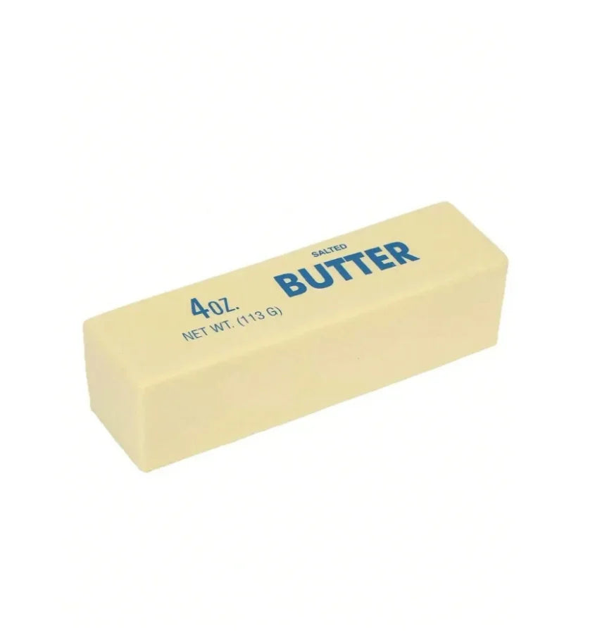 Realistic Food Shaped Stress Relief Toys Soft Slow Rebound Butter Squeeze Finger Sticks for Anxiety Relaxation