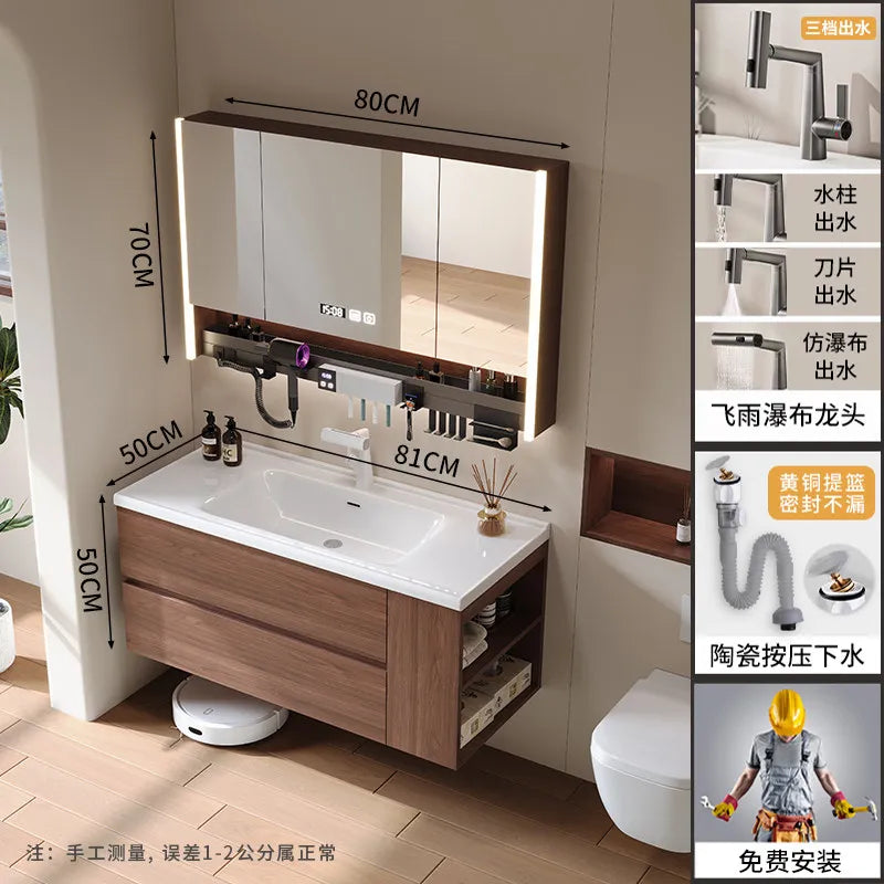 Cajonera moderna para baño, organizador de almacenamiento de perfumes, espejo de lujo, armario de papel, armario de inodoro, Gabinete, Muebles para el hogar