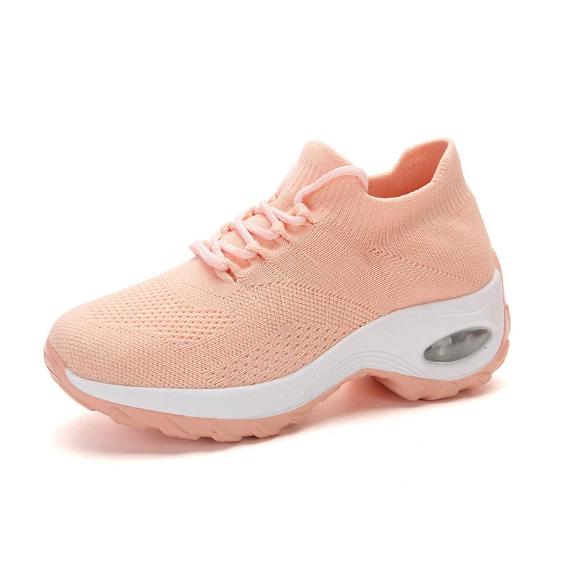 Women'S Shoes New Sports Shoes Women'S Flying Socks Shoes Rocking Shoes Casual Running Shoes Comfortable Breathable Versatile
