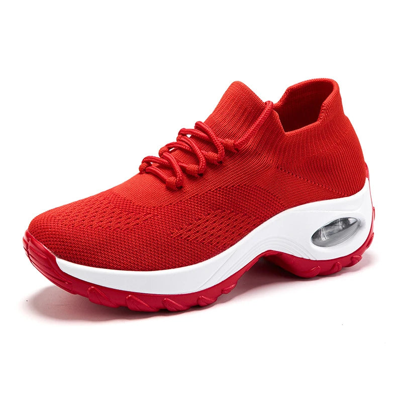 Women'S Shoes New Sports Shoes Women'S Flying Socks Shoes Rocking Shoes Casual Running Shoes Comfortable Breathable Versatile