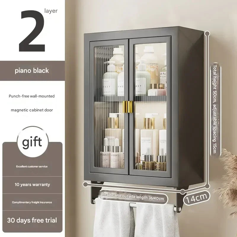Gabinete de Baño Estético para Pared Vinos Perfumes Gadgets Pequeños Estantes Modernos para Baño Organizador de Medicinas Muebles de Habitación