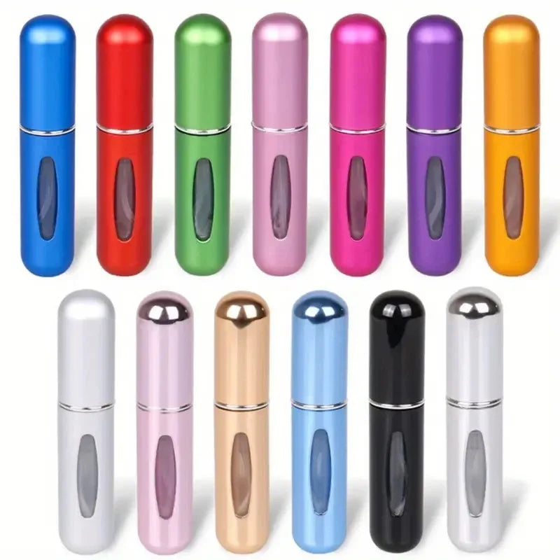 1Pc Portable 5ml Mini Travel Perfume Bottle Base Refill Bottle Straight Charging Small Sample Perfume Refillable Spray Bottling