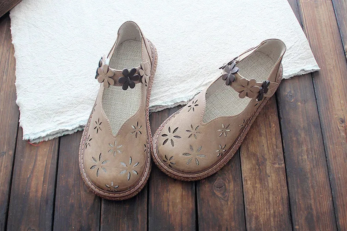 -Retro Style Shoes Platform Shoes Big Head Doll Shoes Summer Mori Comfortable Women'S Shoes Artistic Single Shoes