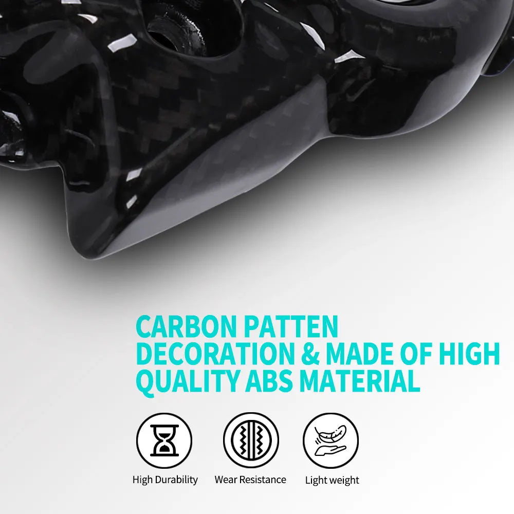 Funparts Carbon Fiber Motorcycle Central Control Decorative Cover Guard for Surron Sur-Ron Sur Ron Lightbee Light Bee X S L1E