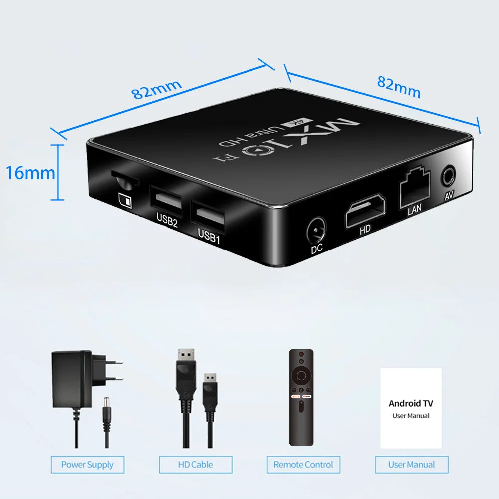Android Tv Box Decoder 2024 4K Android 13  F1 Digital Wholesale Onn Certificado Smart Android Tv Box