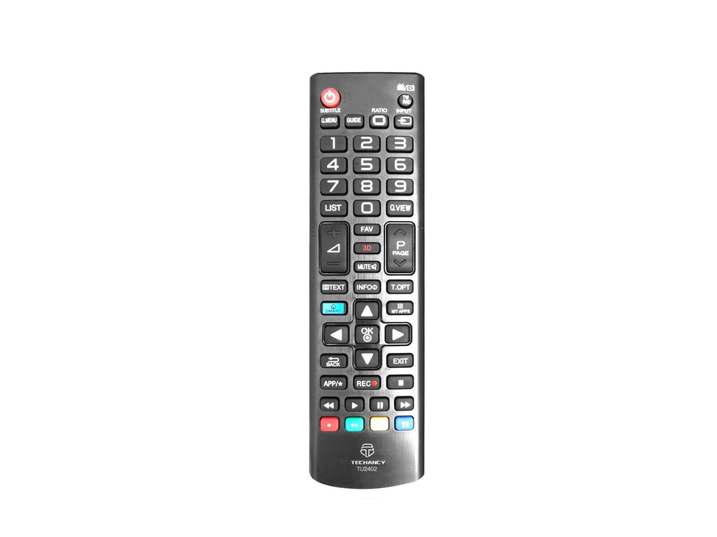 Techancy Controlo Remoto Do Televisor  TU2402, Alcance Sem Fios De 8m, Compatível Com Televisores Lg, Ligação Auto-Adaptável