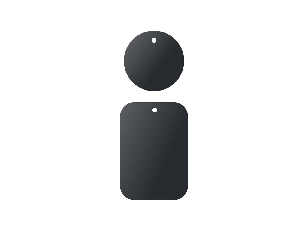 Techancy Adesivo Metálico Para Telemóveis Ti2216 Preto Para Suportes Magnéticos De Telemóveis E Capas Com Aderência