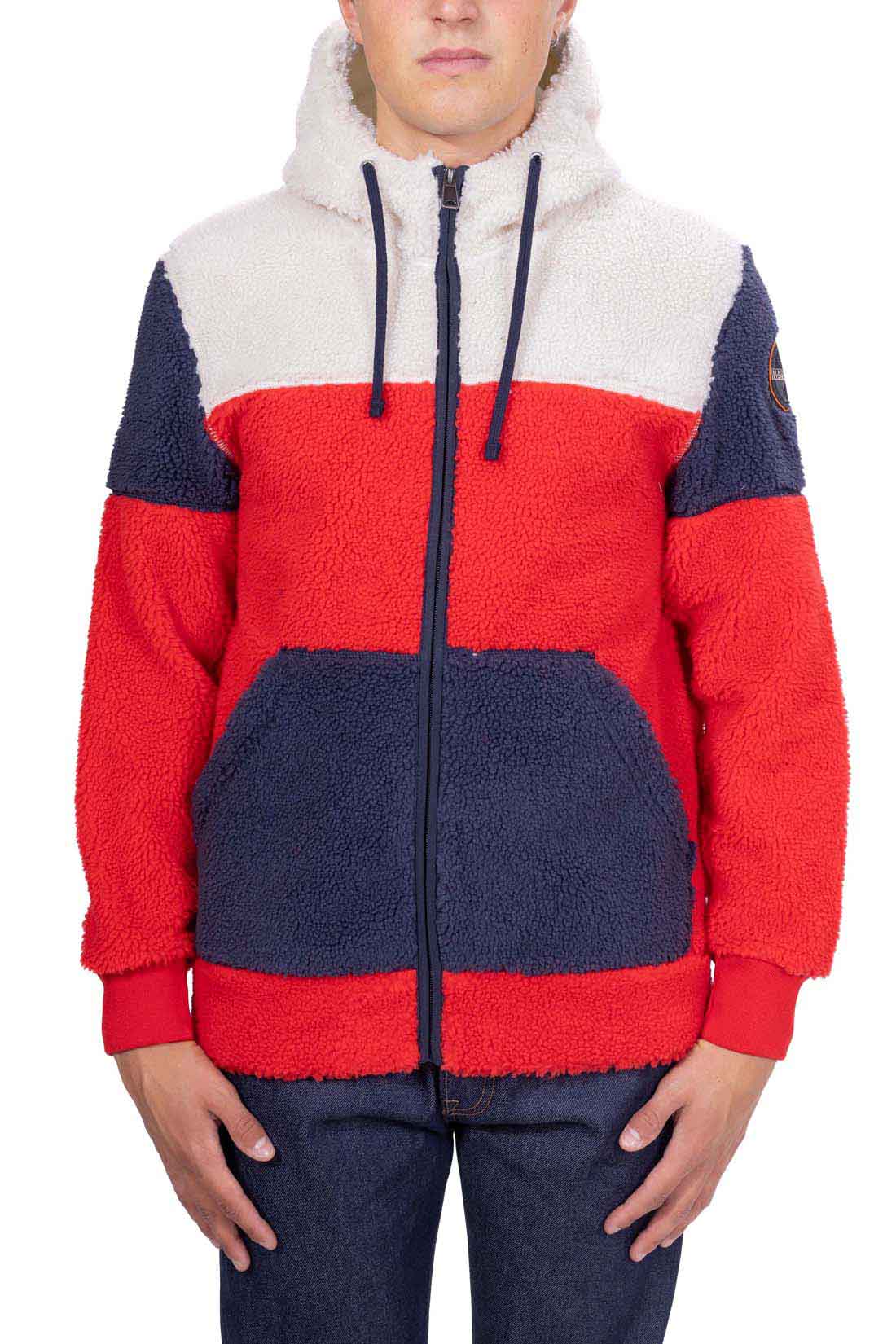 NAPAPIJRI - Men's Taralga colorblock fleece sweatshirt - Size XXL