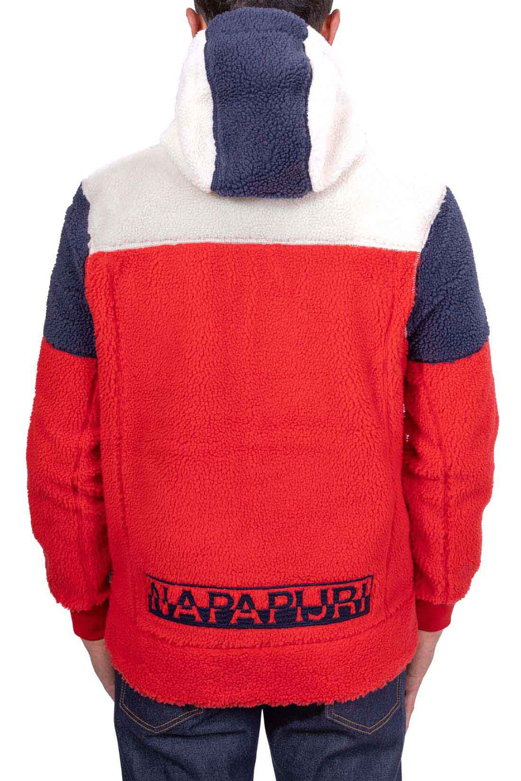NAPAPIJRI - Men's Taralga colorblock fleece sweatshirt - Size XXL