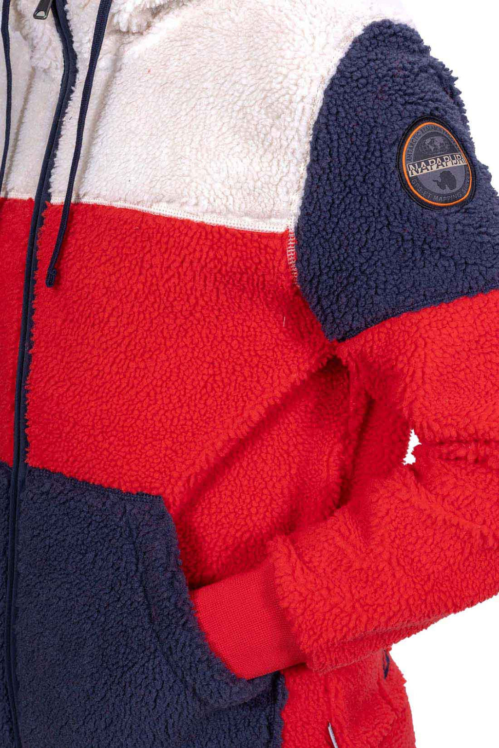 NAPAPIJRI - Men's Taralga colorblock fleece sweatshirt - Size XXL