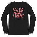 Rebel Girl Unisex Long Sleeve Tee with EMBROIDERY
